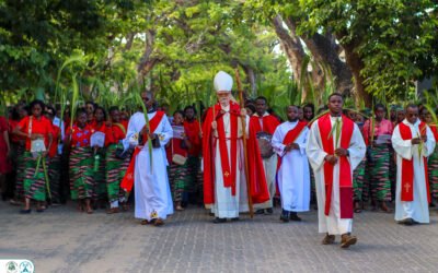 “VIVER A SEMANA SANTA COM CONFIANÇA E AMOR” – é o convite do Arcebispo da Beira na celebração do Domingo de Ramos