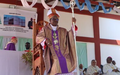 PRIMEIRO BISPO DE CAIA MANIFESTA PROXIMIDADE E PEDE COLABORAÇÃO DOS FIÉIS NA TOMADA DE POSSE