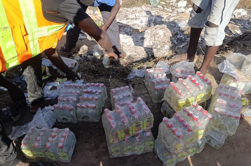 IGSAE INCINERA BEBIDAS ALCOÓLICAS IMPRÓPRIAS PARA CONSUMO HUMANO EM SOFALA